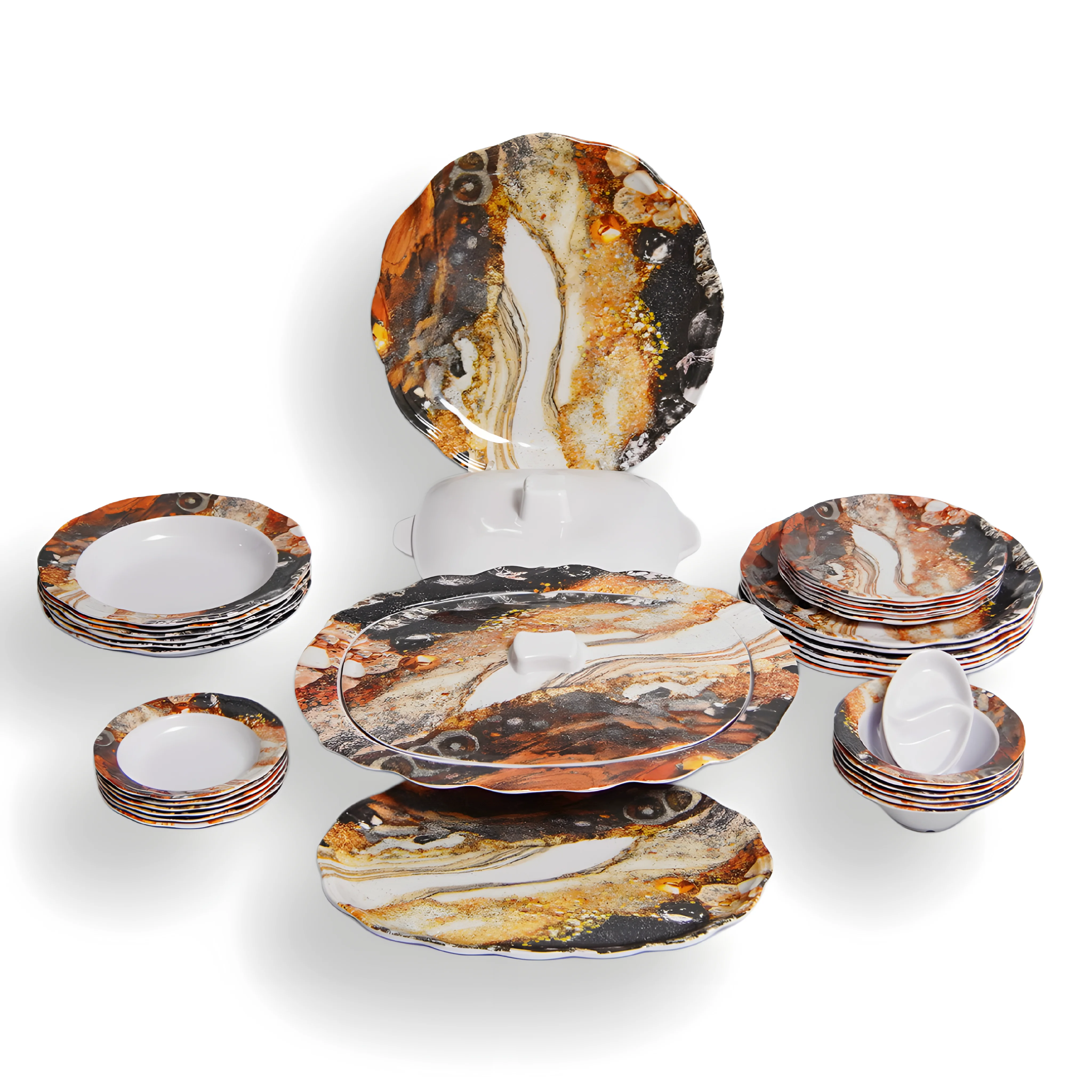 ميلامين براك مدور - روز 38 قطعة