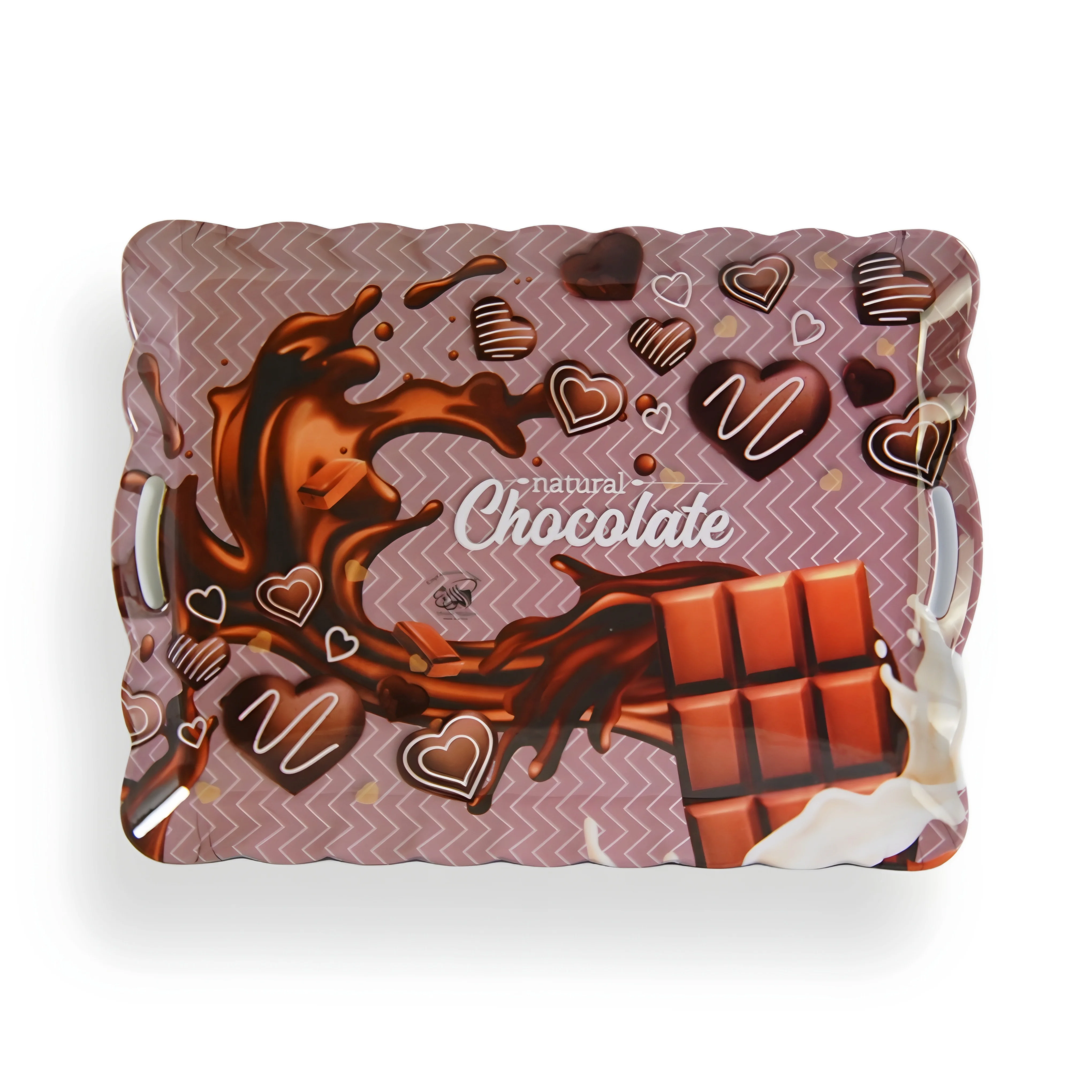 صينية ميلامين الملوك جامبو سوبر لوكس مستطيل شوكليت