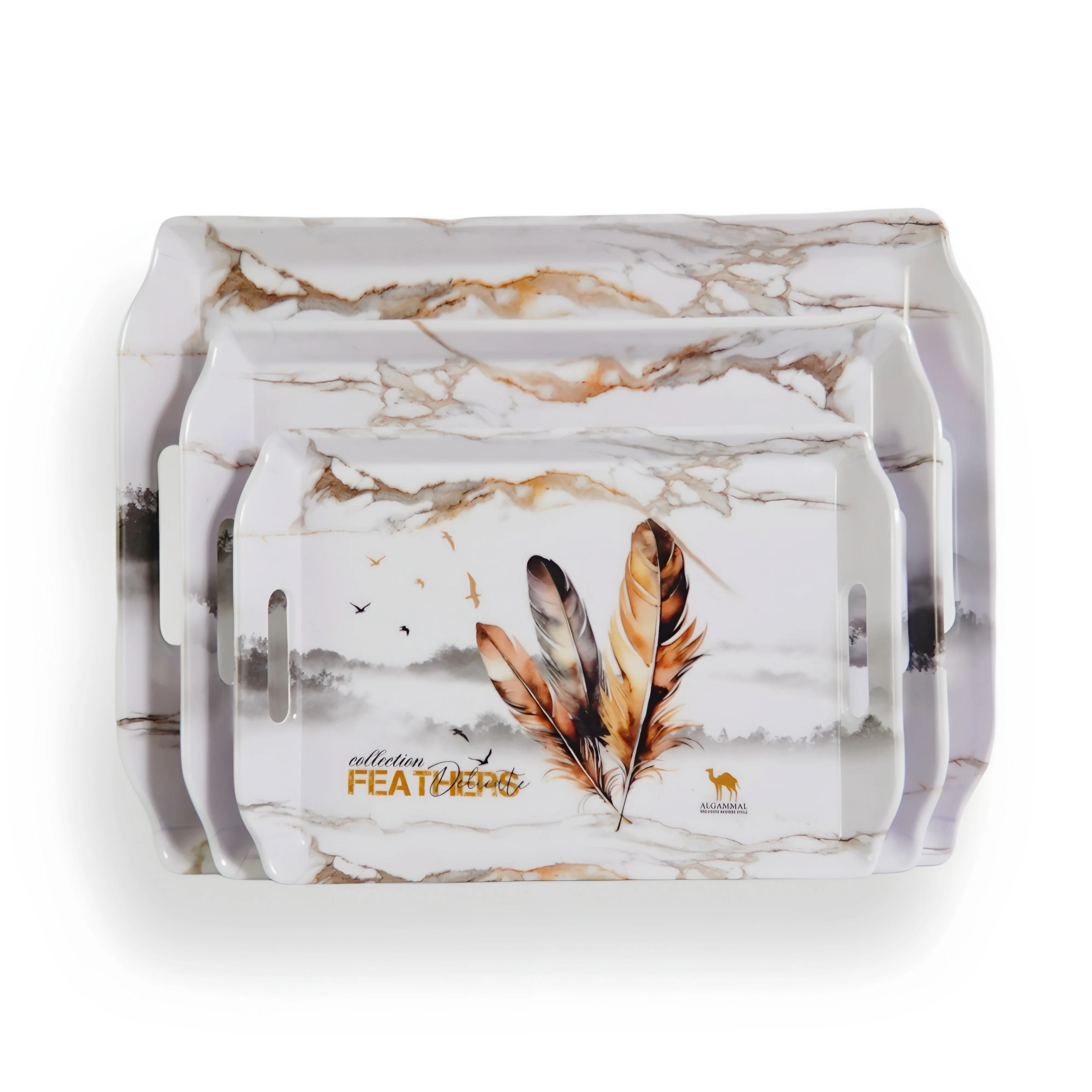 صواني الجمل - لوتوس 3 قطع