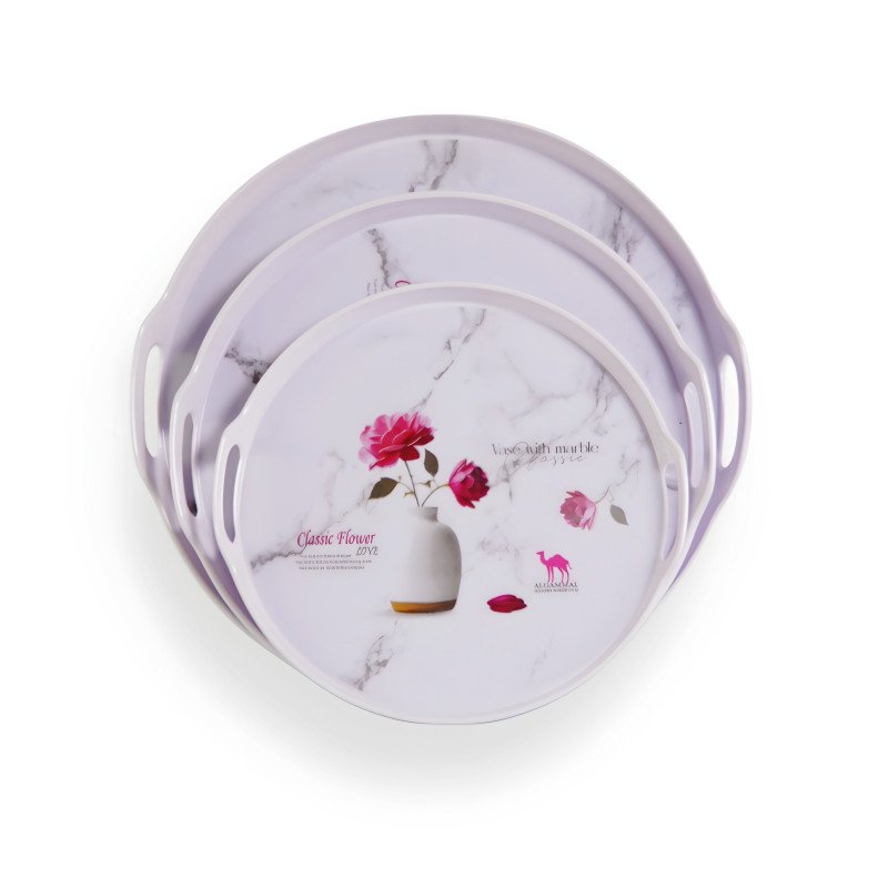 صواني ميلامين الجمل بيضاوي سول 3 قطع