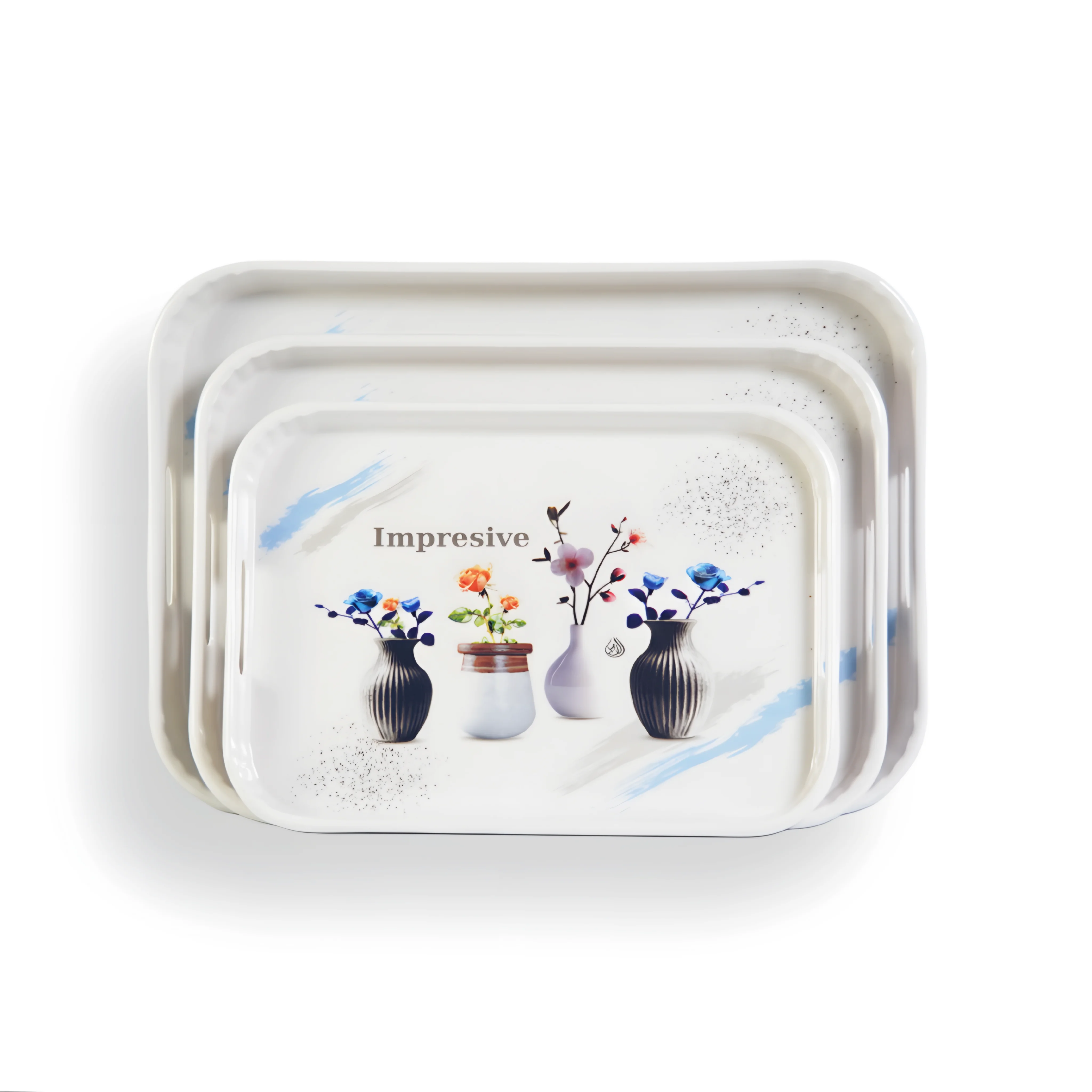 صواني الاصيل - تركي - اليجانس 3 قطع