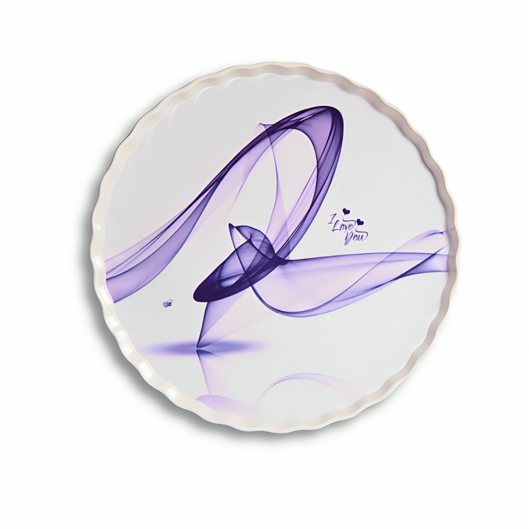 صينية عشاء ميلامين الملوك مدور ويف