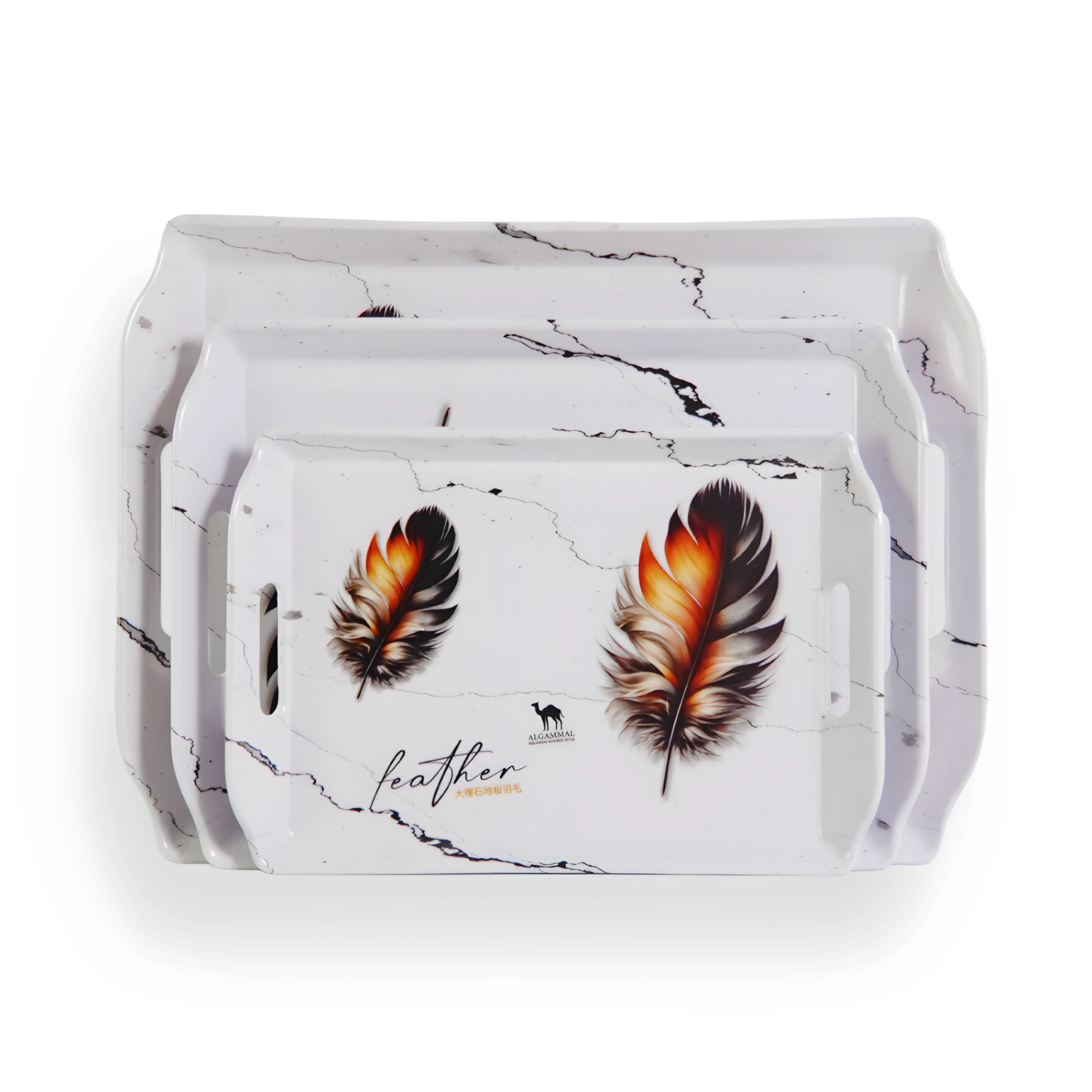 صواني الجمل - ليلاس 3 قطع