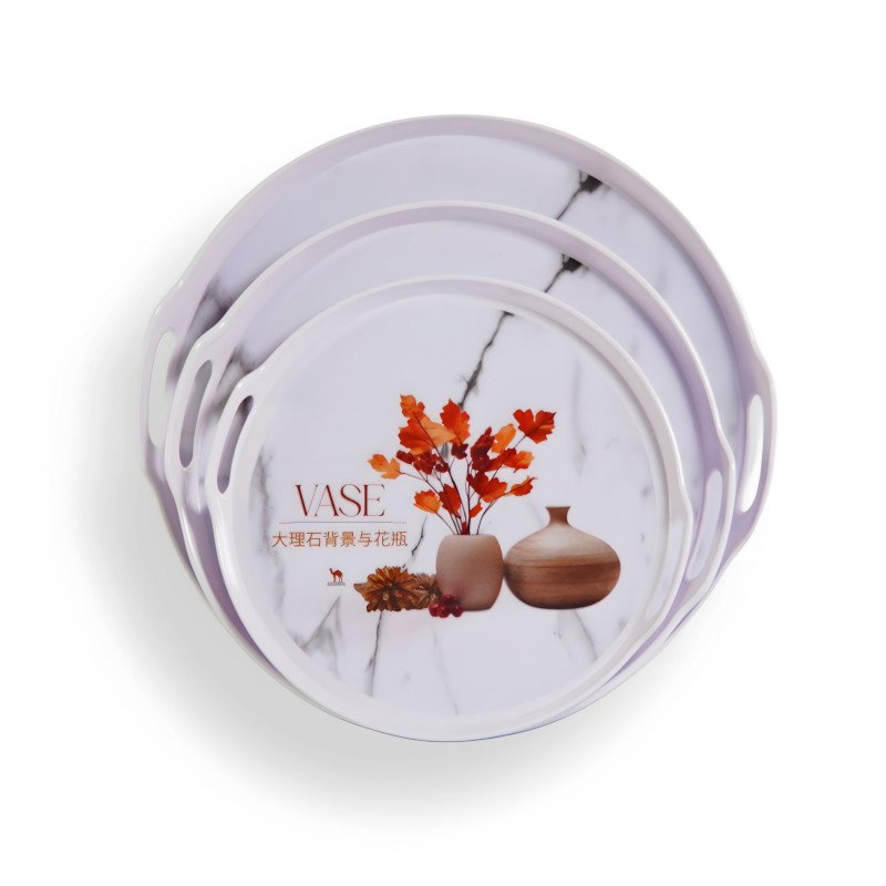 صواني ميلامين الجمل بيضاوي لينيا 3 قطع