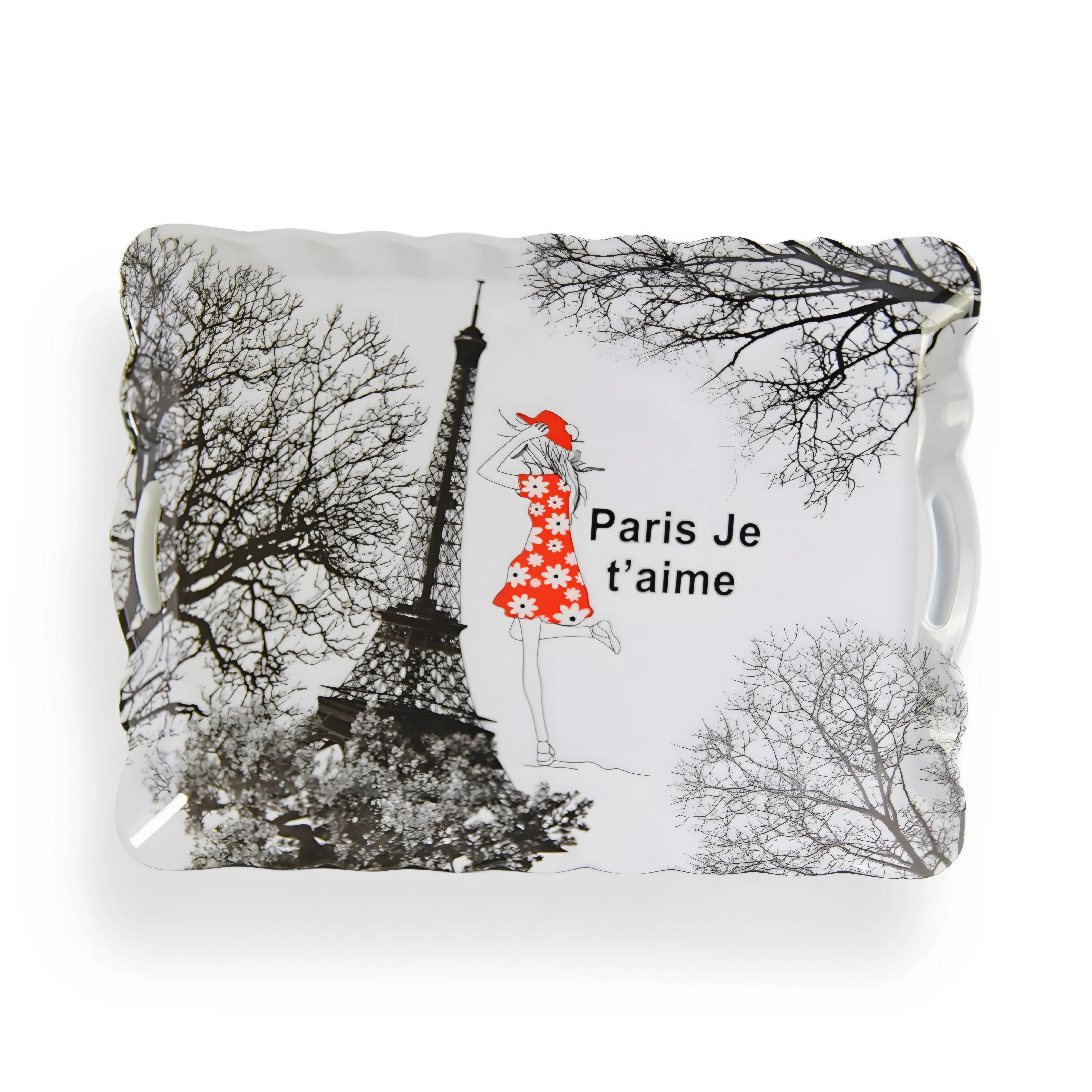 صينية ميلامين الملوك جامبو سوبر لوكس مستطيل باريس