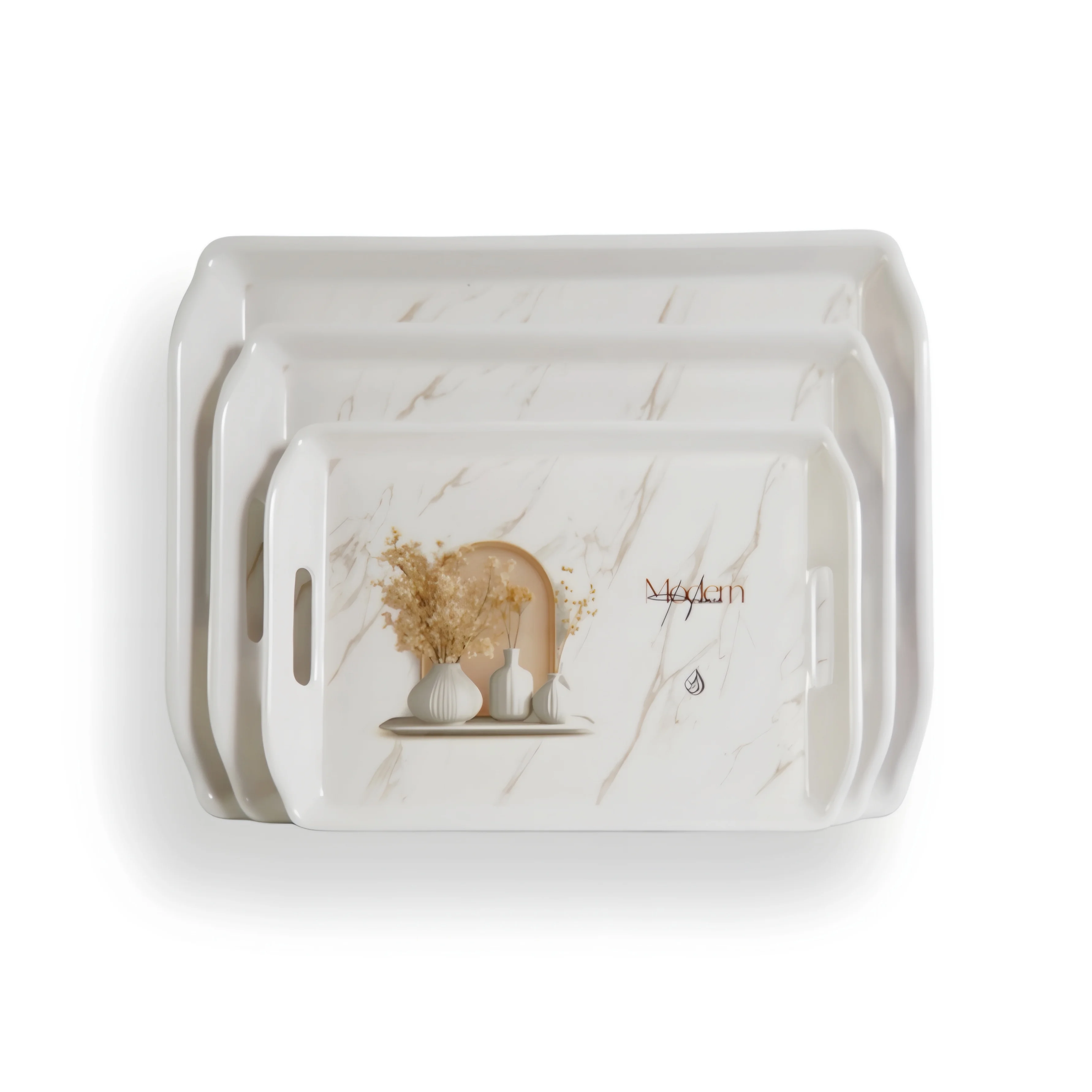 صواني الاصيل - كاريه 3 قطع