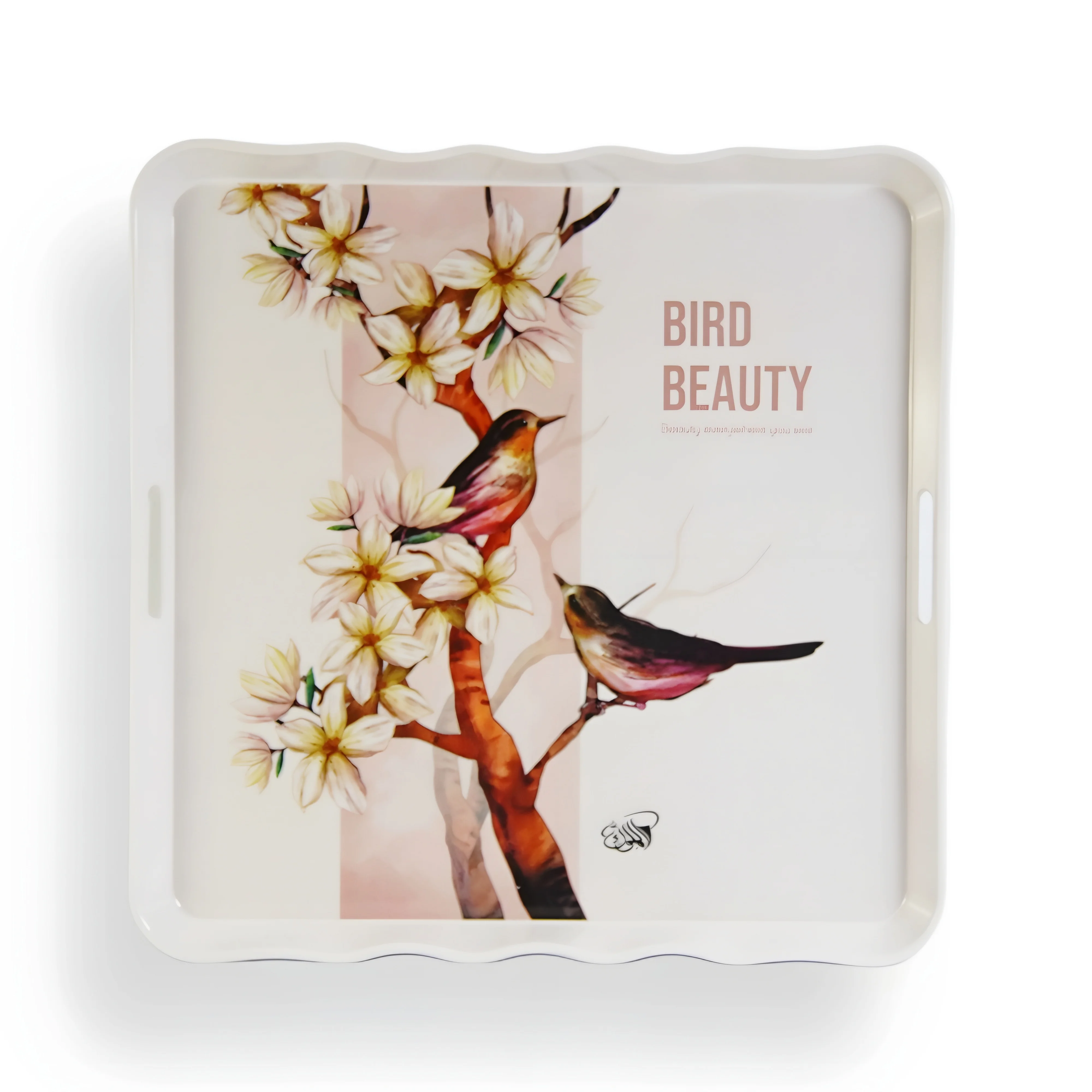 صينية ميلامين الملوك جامبو مربع بيرد بيوتي