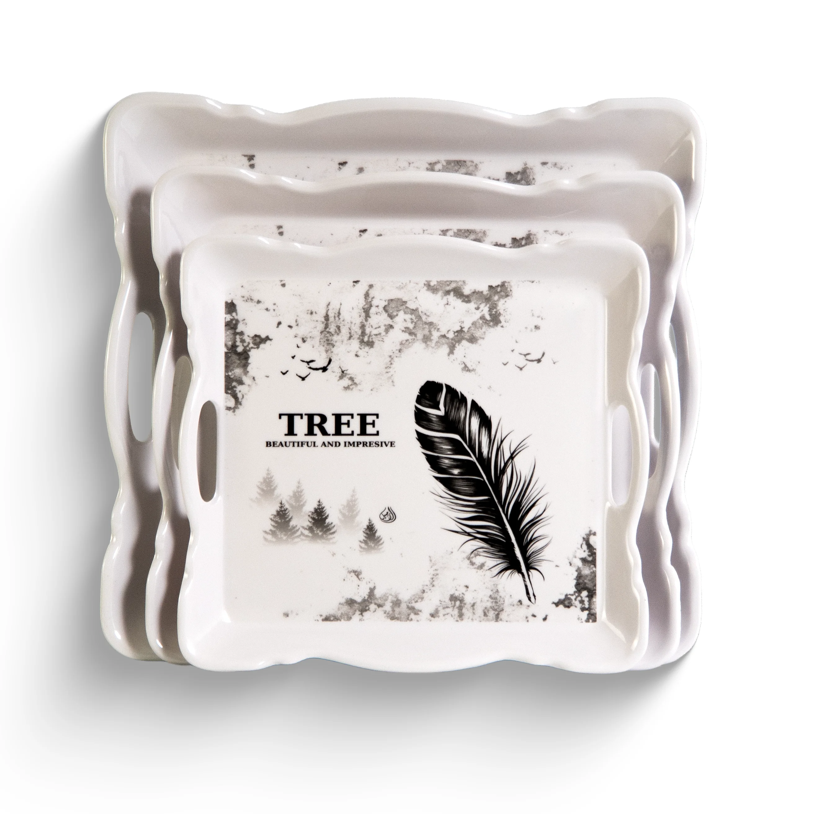 صواني الاصيل - افيلي 3 قطع