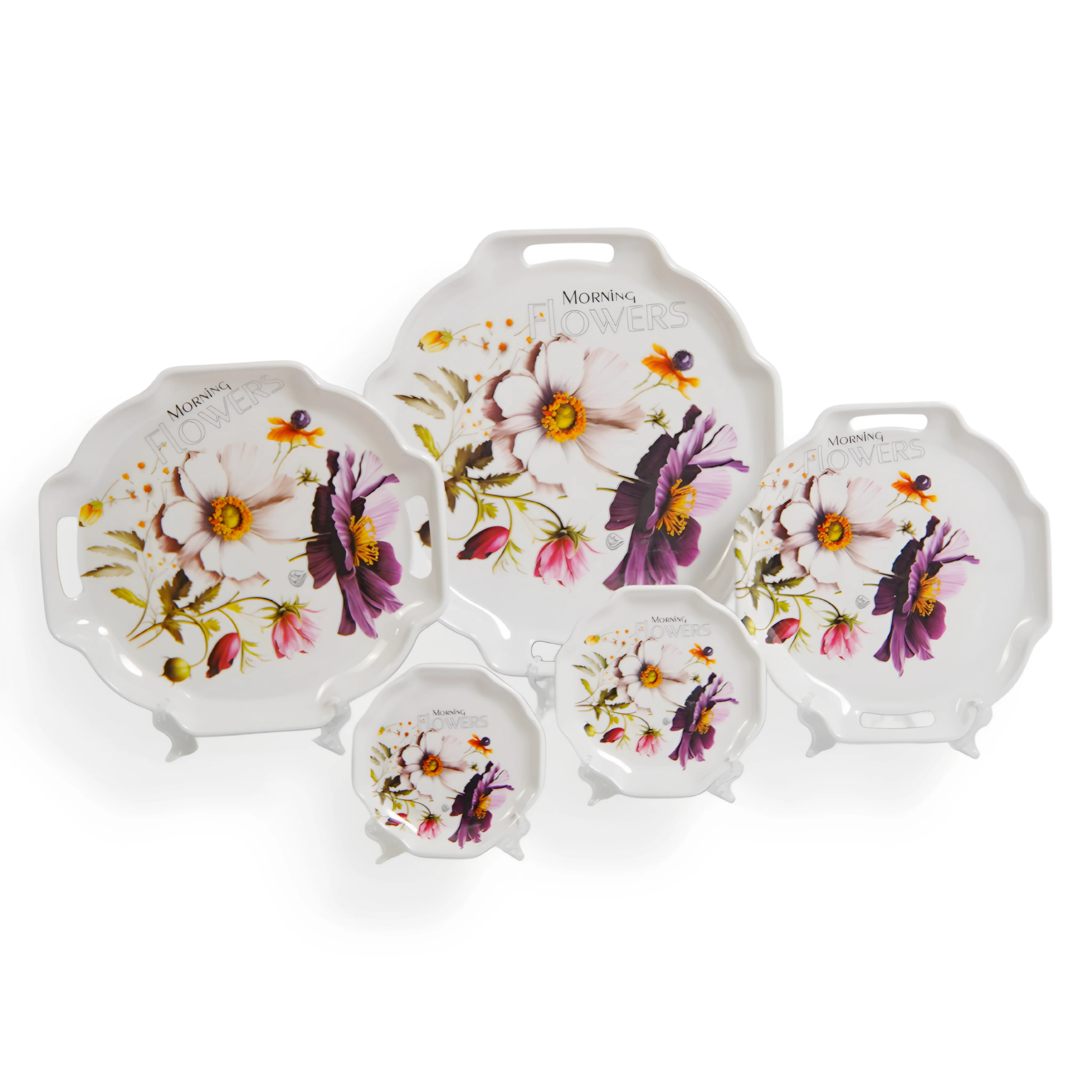 صواني الاصيل - هالة 5 قطع