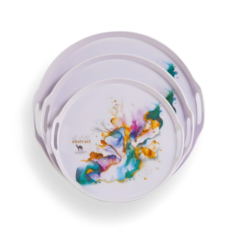 صواني ميلامين الجمل بيضاوي سيري 3 قطع