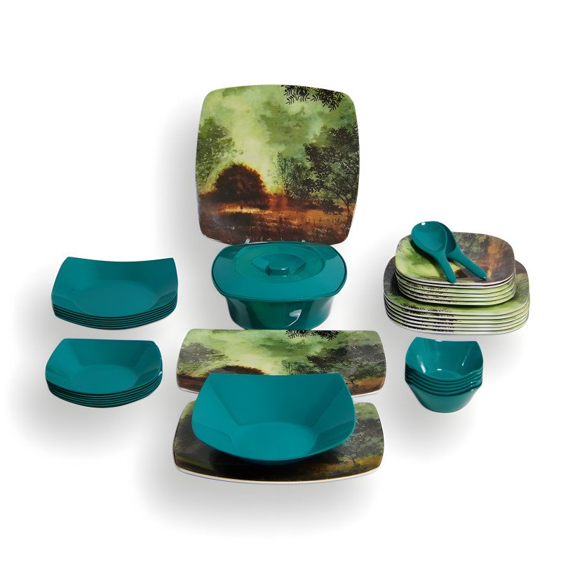 ميلامين الايمان - زمرد 38 قطعة