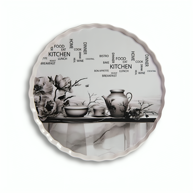 صينية عشاء ميلامين الملوك مدور كلاسيك