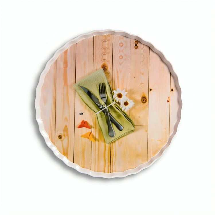 صينية عشاء ميلامين الملوك مدور فورير